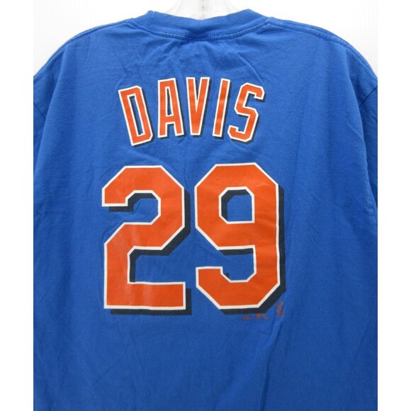 New York Mets Ike Davis Jersey Shirt Large Majestic Baseball MLB - Picture 8 of 12